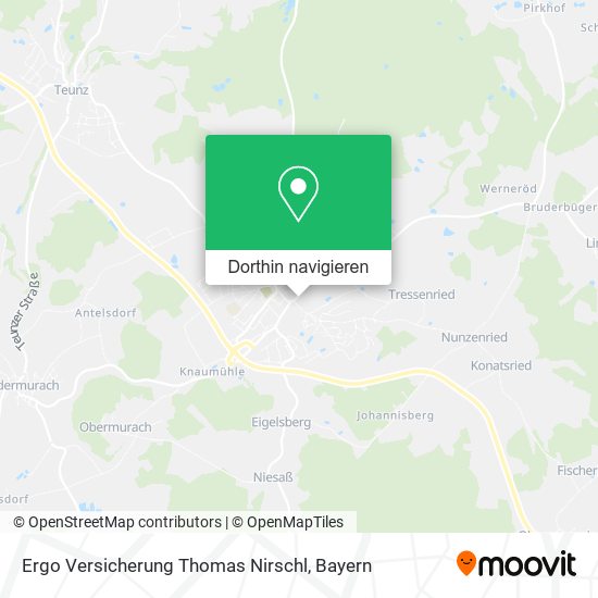 Ergo Versicherung Thomas Nirschl Karte