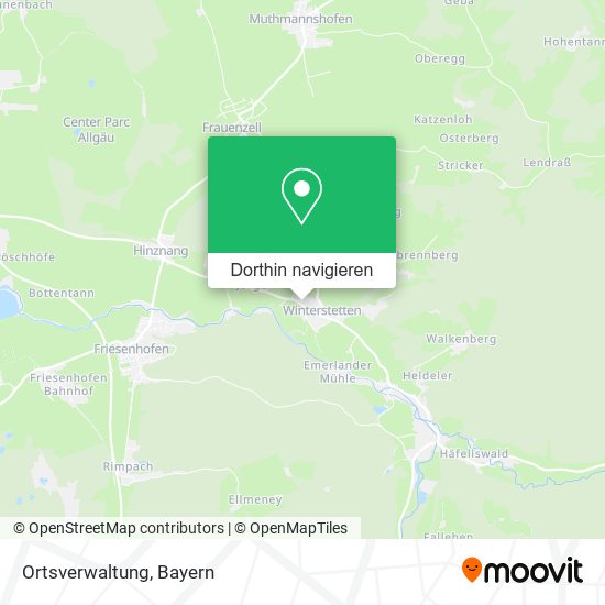 Ortsverwaltung Karte