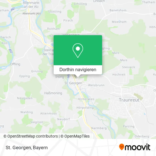St. Georgen Karte