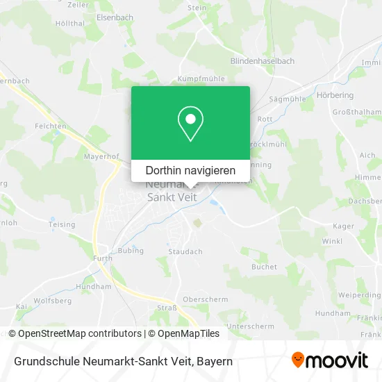 Grundschule Neumarkt-Sankt Veit Karte