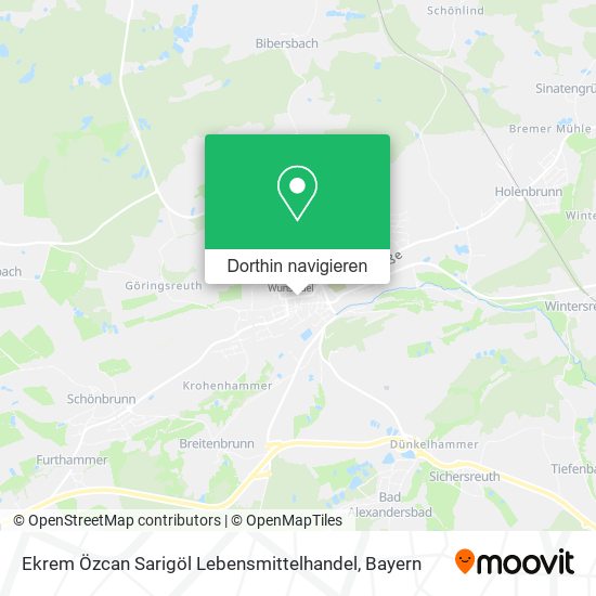 Ekrem Özcan Sarigöl Lebensmittelhandel Karte