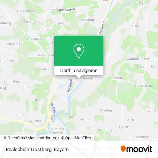 Realschule Trostberg Karte