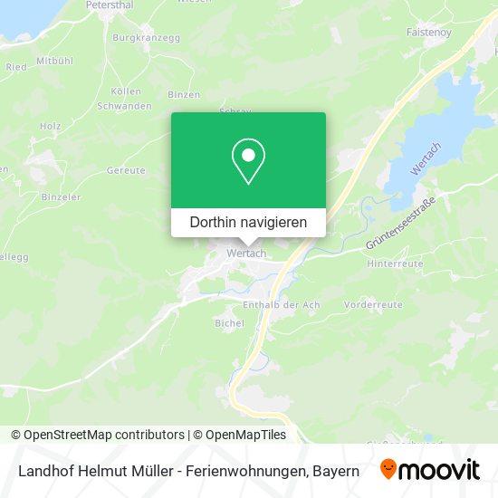 Landhof Helmut Müller - Ferienwohnungen Karte