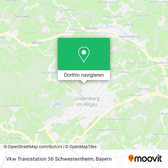 Vkw Travostation 36 Schwesternheim Karte