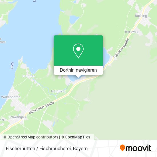 Fischerhütten / Fischräucherei Karte