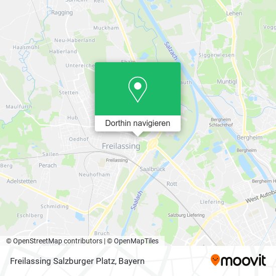 Freilassing Salzburger Platz Karte