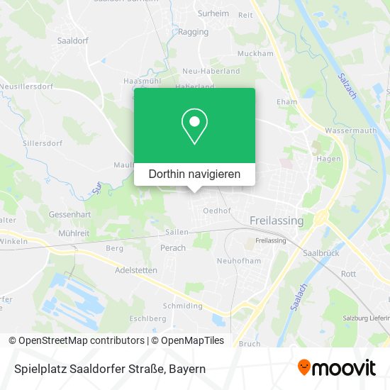 Spielplatz Saaldorfer Straße Karte