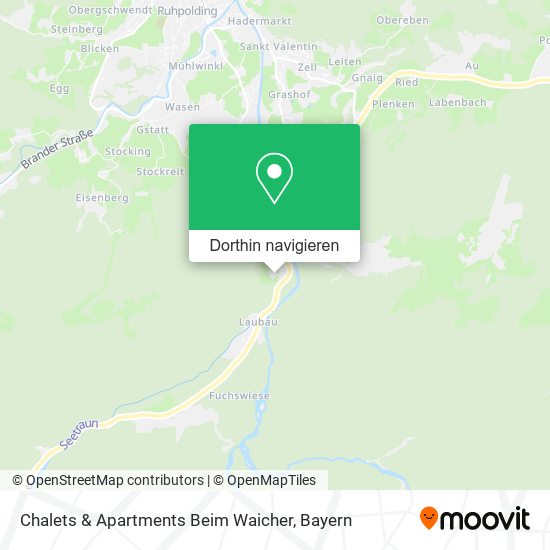 Chalets & Apartments Beim Waicher Karte