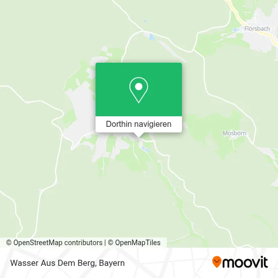 Wasser Aus Dem Berg Karte