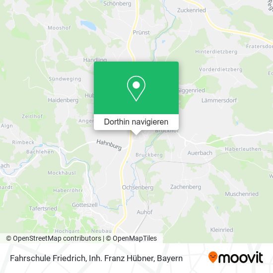 Fahrschule Friedrich, Inh. Franz Hübner Karte