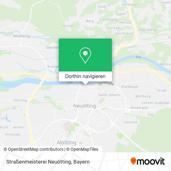 Straßenmeisterei Neuötting Karte