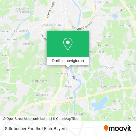 Städtischer Friedhof Eich Karte