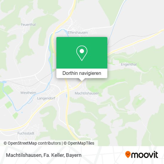 Machtilshausen, Fa. Keller Karte