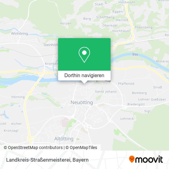 Landkreis-Straßenmeisterei Karte