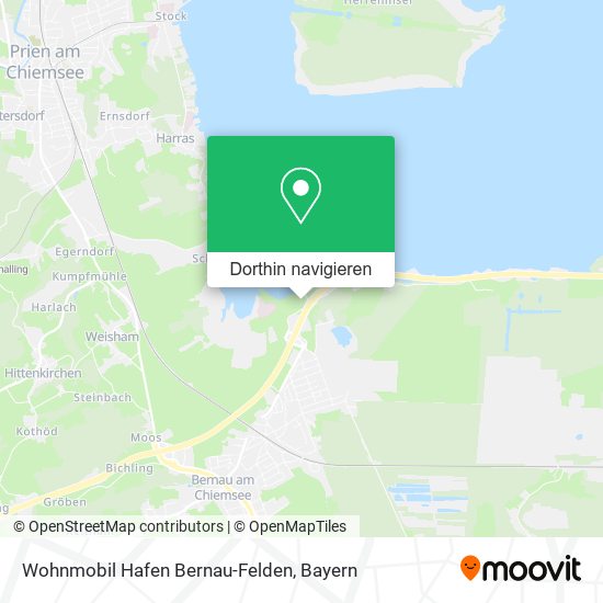 Wohnmobil Hafen Bernau-Felden Karte