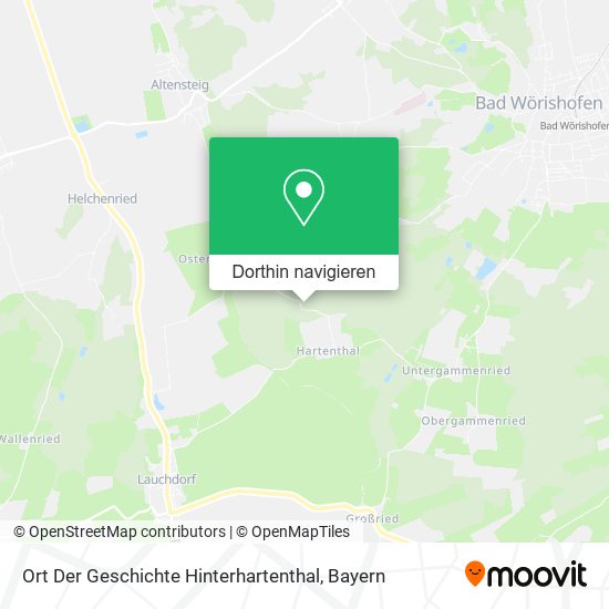 Ort Der Geschichte Hinterhartenthal Karte