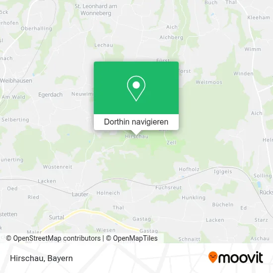 Hirschau Karte