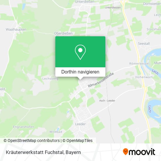 Kräuterwerkstatt Fuchstal Karte