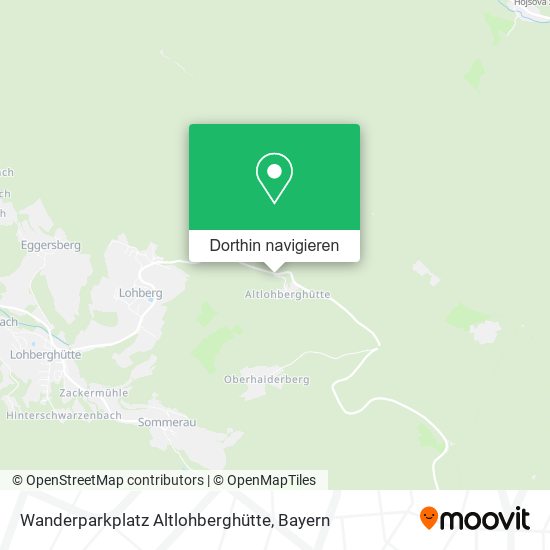 Wanderparkplatz Altlohberghütte Karte