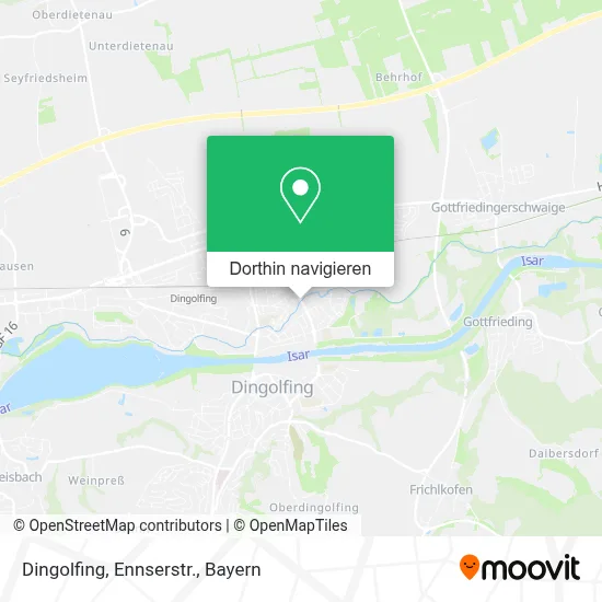 Dingolfing, Ennserstr. Karte