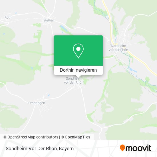 Sondheim Vor Der Rhön Karte