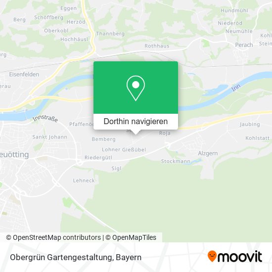 Obergrün Gartengestaltung Karte