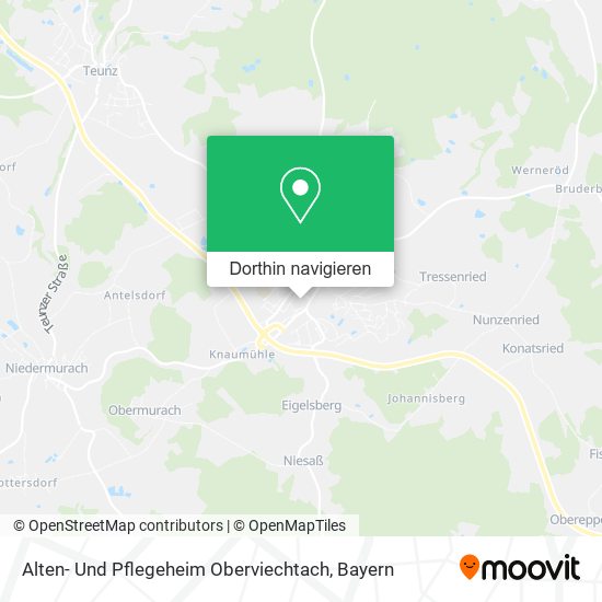 Alten- Und Pflegeheim Oberviechtach Karte