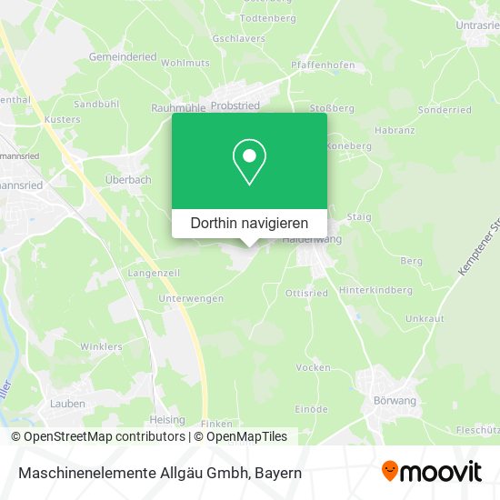 Maschinenelemente Allgäu Gmbh Karte