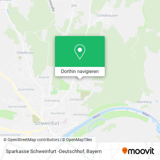 Sparkasse Schweinfurt -Deutschhof Karte