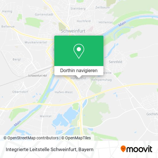 Integrierte Leitstelle Schweinfurt Karte