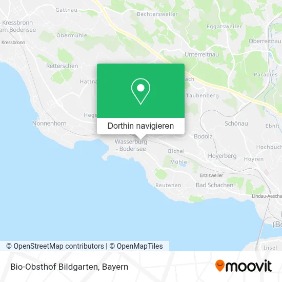 Bio-Obsthof Bildgarten Karte