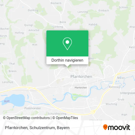 Pfarrkirchen, Schulzentrum Karte