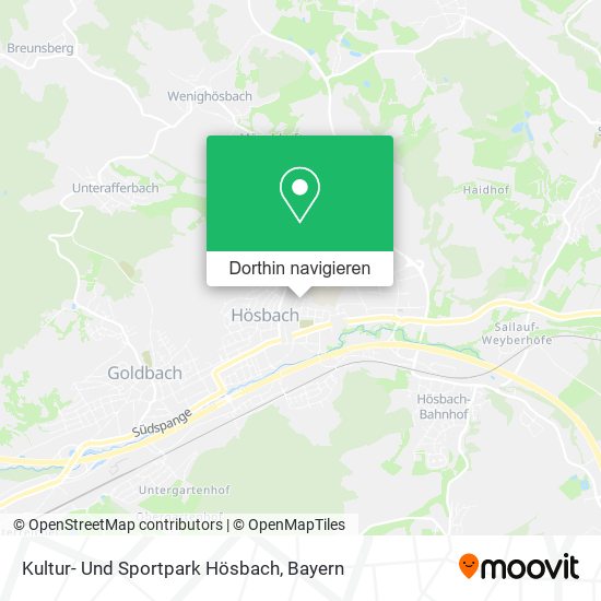 Kultur- Und Sportpark Hösbach Karte