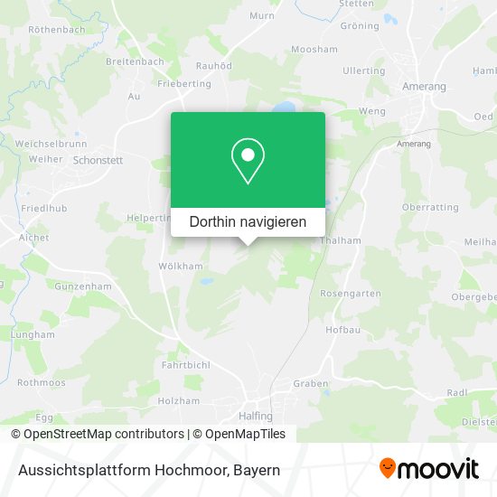 Aussichtsplattform Hochmoor Karte