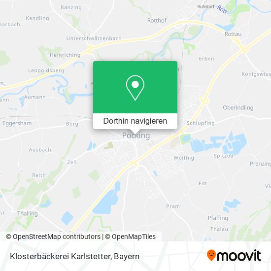 Klosterbäckerei Karlstetter Karte