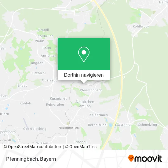 Pfenningbach Karte