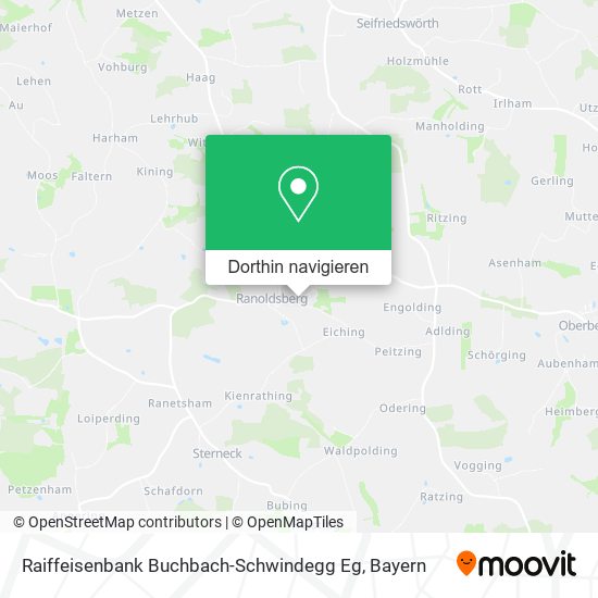 Raiffeisenbank Buchbach-Schwindegg Eg Karte
