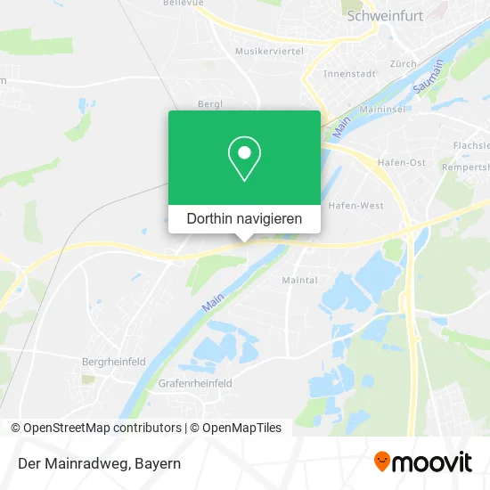 Der Mainradweg Karte