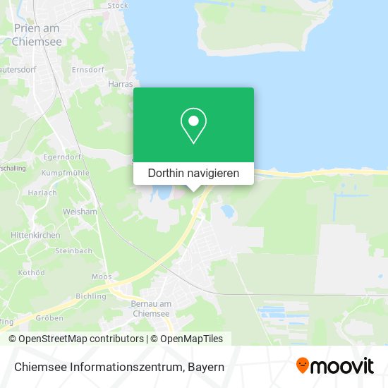 Chiemsee Informationszentrum Karte