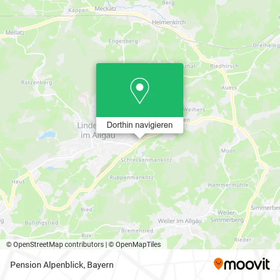 Pension Alpenblick Karte