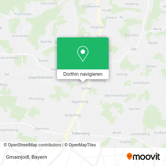 Gmainjodl Karte