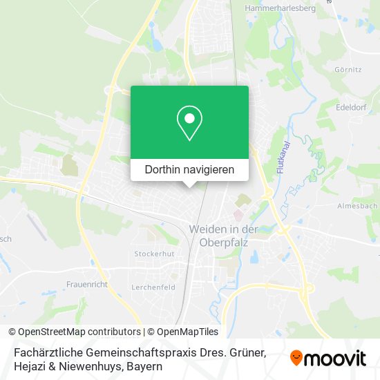 Fachärztliche Gemeinschaftspraxis Dres. Grüner, Hejazi & Niewenhuys Karte