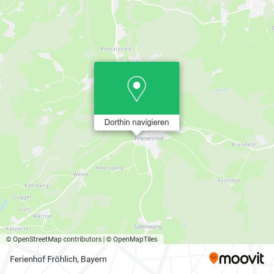 Ferienhof Fröhlich Karte