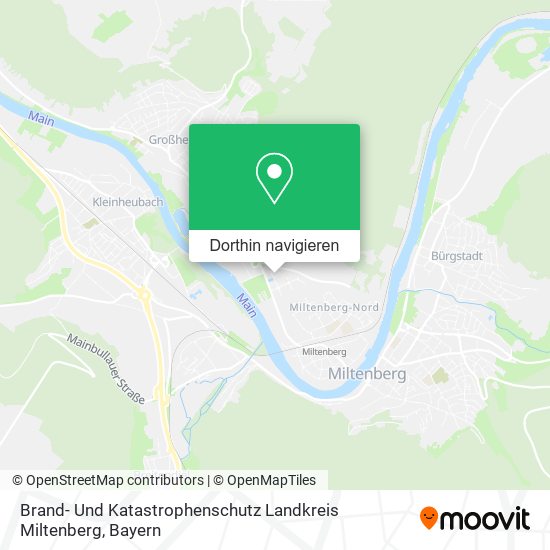 Brand- Und Katastrophenschutz Landkreis Miltenberg Karte