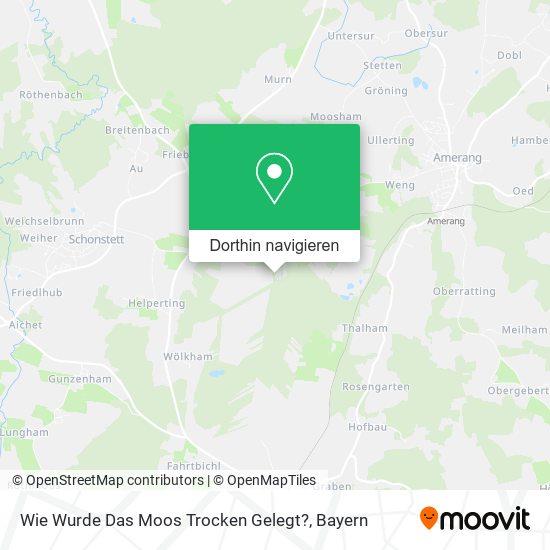 Wie Wurde Das Moos Trocken Gelegt? Karte