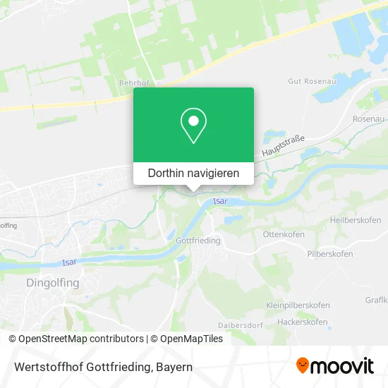 Wertstoffhof Gottfrieding Karte