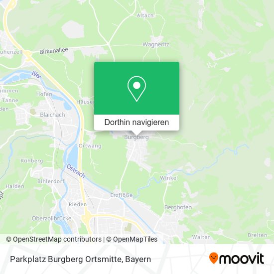 Parkplatz Burgberg Ortsmitte Karte