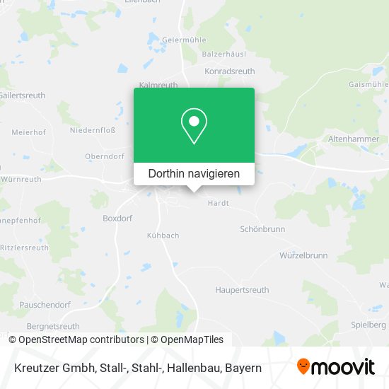 Kreutzer Gmbh, Stall-, Stahl-, Hallenbau Karte