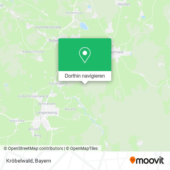 Kröbelwald Karte