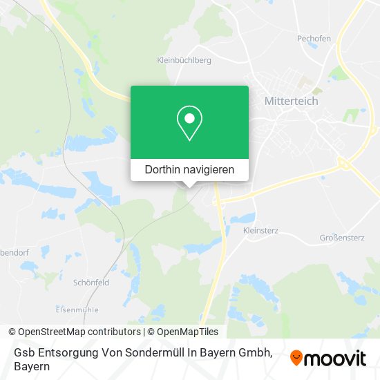 Gsb Entsorgung Von Sondermüll In Bayern Gmbh Karte